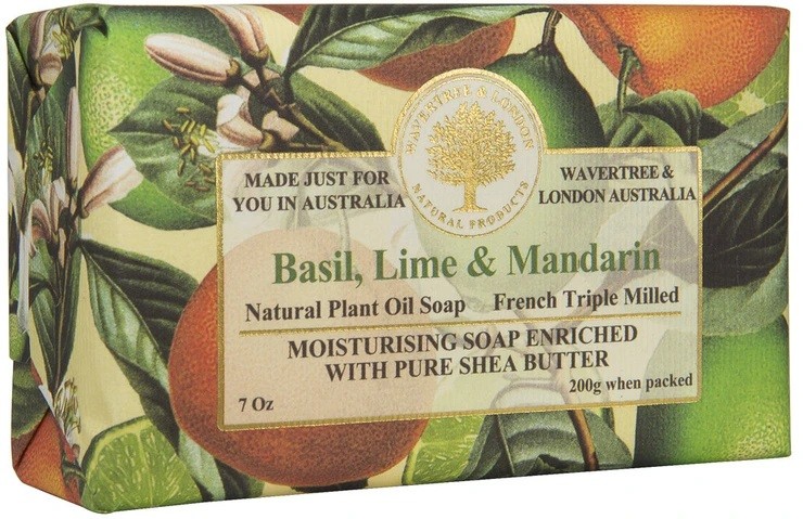 Australian Soap -Basil, Lime & Mandarin