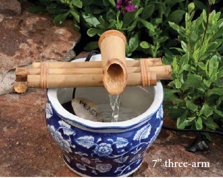7", 3-Arm Bamboo Fountain Kit
