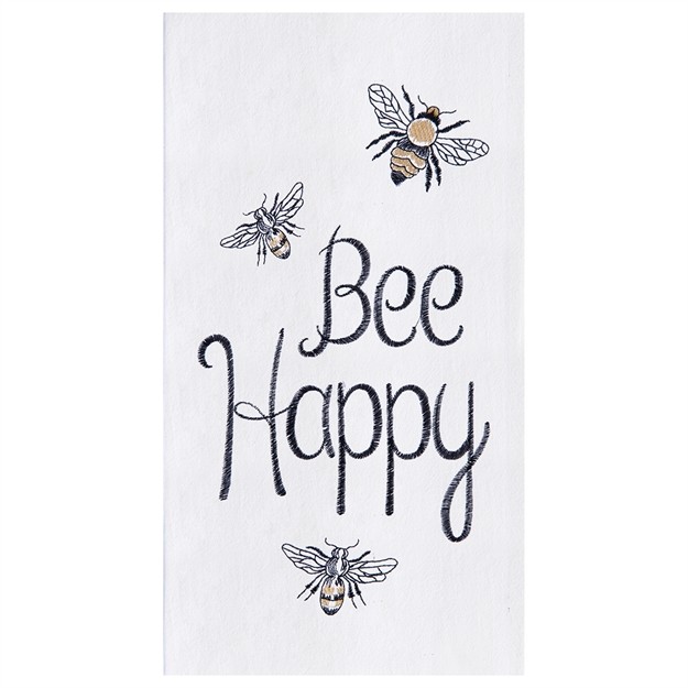 Bee Happy Flour Sack Towel
