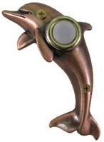 Bronze Dolphin Doorbell Cover