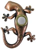 Bronze Gecko Doorbell Cover