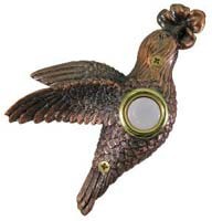 Bronze Hummingbird Doorbell Cover