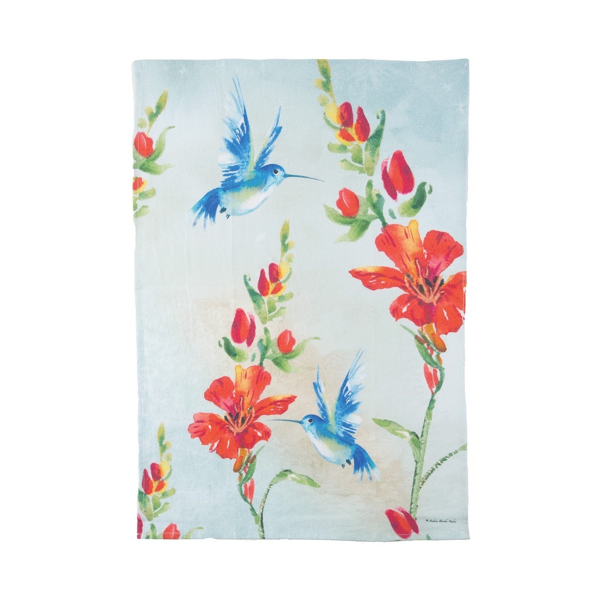 Blue Hummingbird Towel