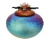 Raku Dream Catcher Jar
