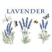 Lavender Flour Sack Towel