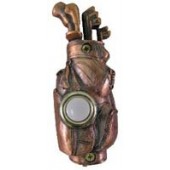 Bronze Golf Bag   Doorbell Cover