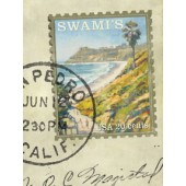 Swami's Stamp Metal/Wood Sign