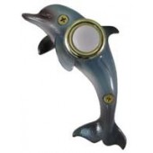 Painted Dolphin Doorbell Cover