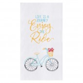 Enjoy the Ride Flour Sack Towel